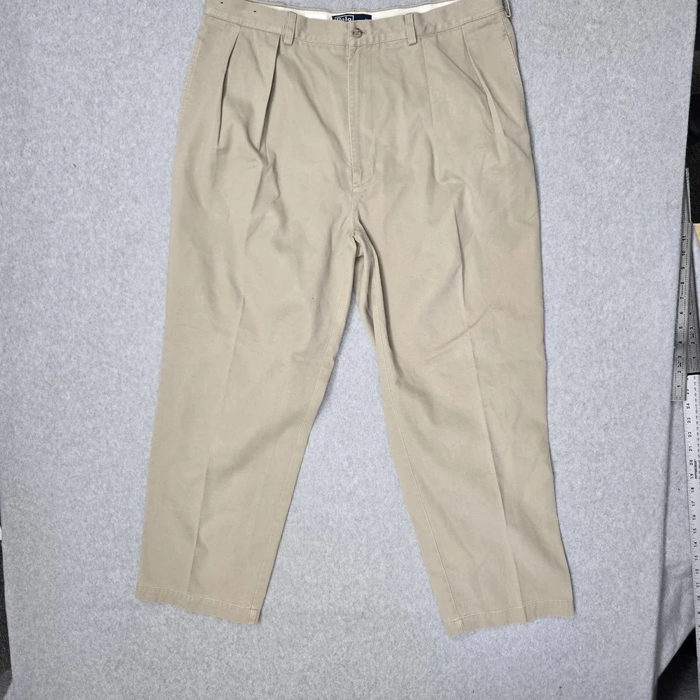 Polo By Ralph Lauren Men Pants 40/30 Khaki‎ Chino Twill Andrew 30